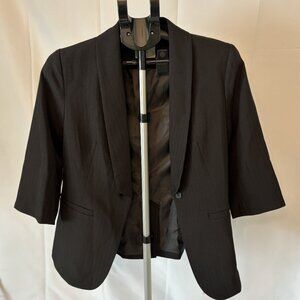 Women's Black Blazer 3/4 sleeve (S)